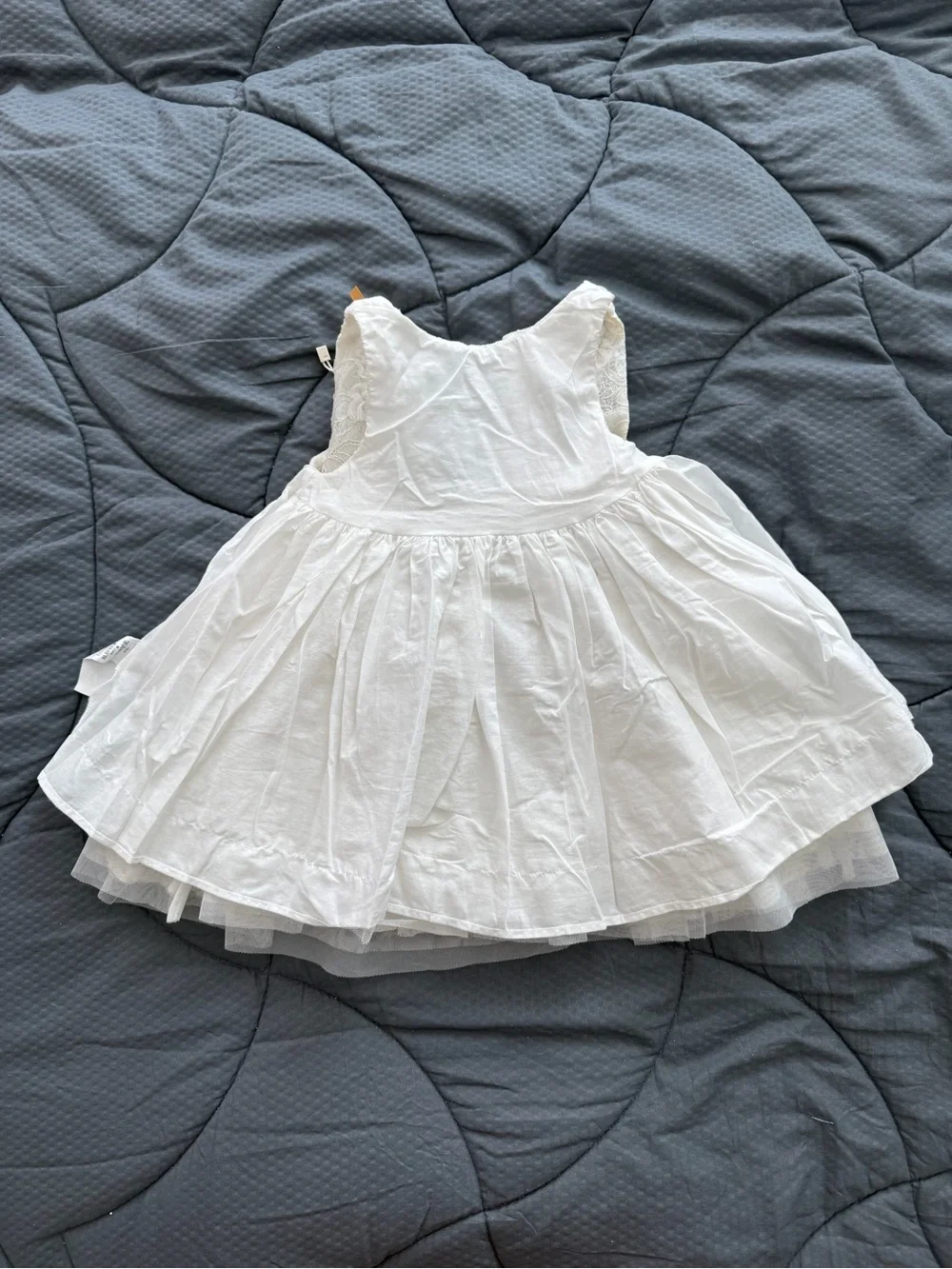 ORCHESTRA Baby girl 12M/74 cm Ivory Lace Tulle Formal Dress - like new!